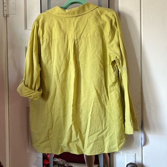 Soft Surroundings Livvie Cotton/Linen Blend Top - Picture 3 of 8